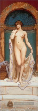 dame - Vénus à la dame du bain Nu John William Godward